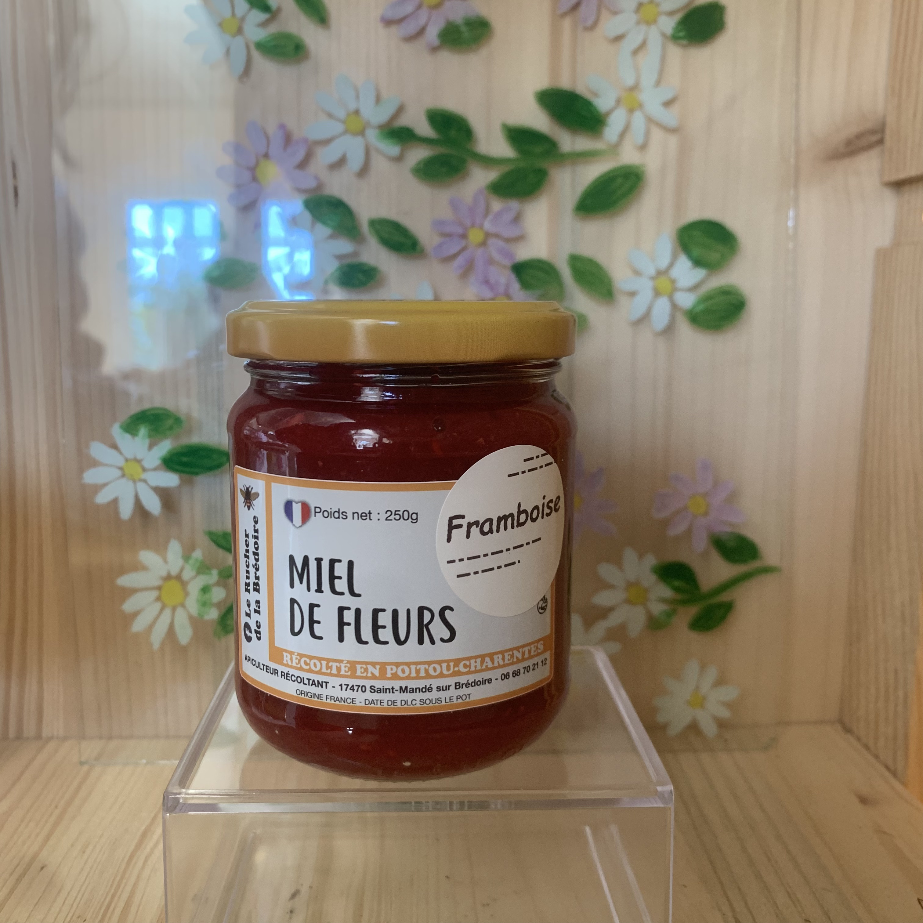 Miel de fleurs à la framboise